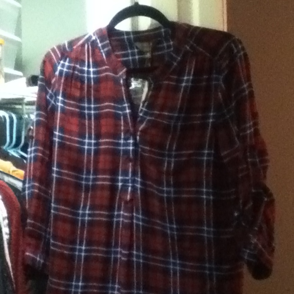 Flannel Fashion Top